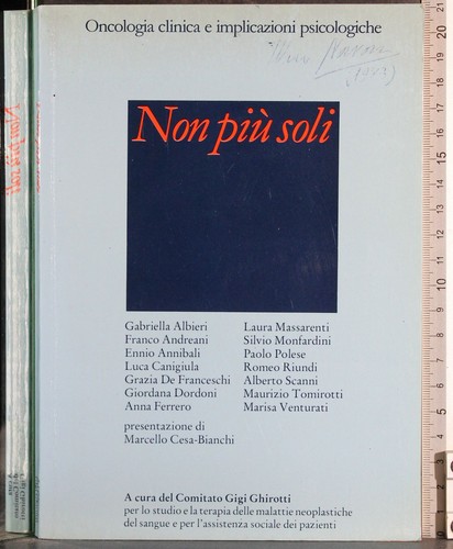 Non più soli - piÙ, albieri